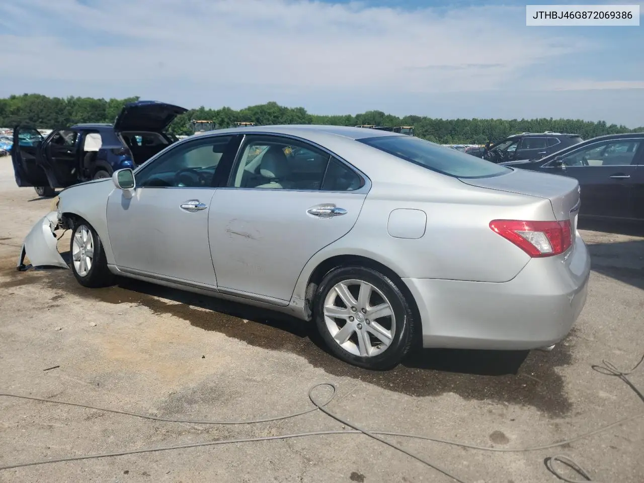 2007 Lexus Es 350 VIN: JTHBJ46G872069386 Lot: 62877595