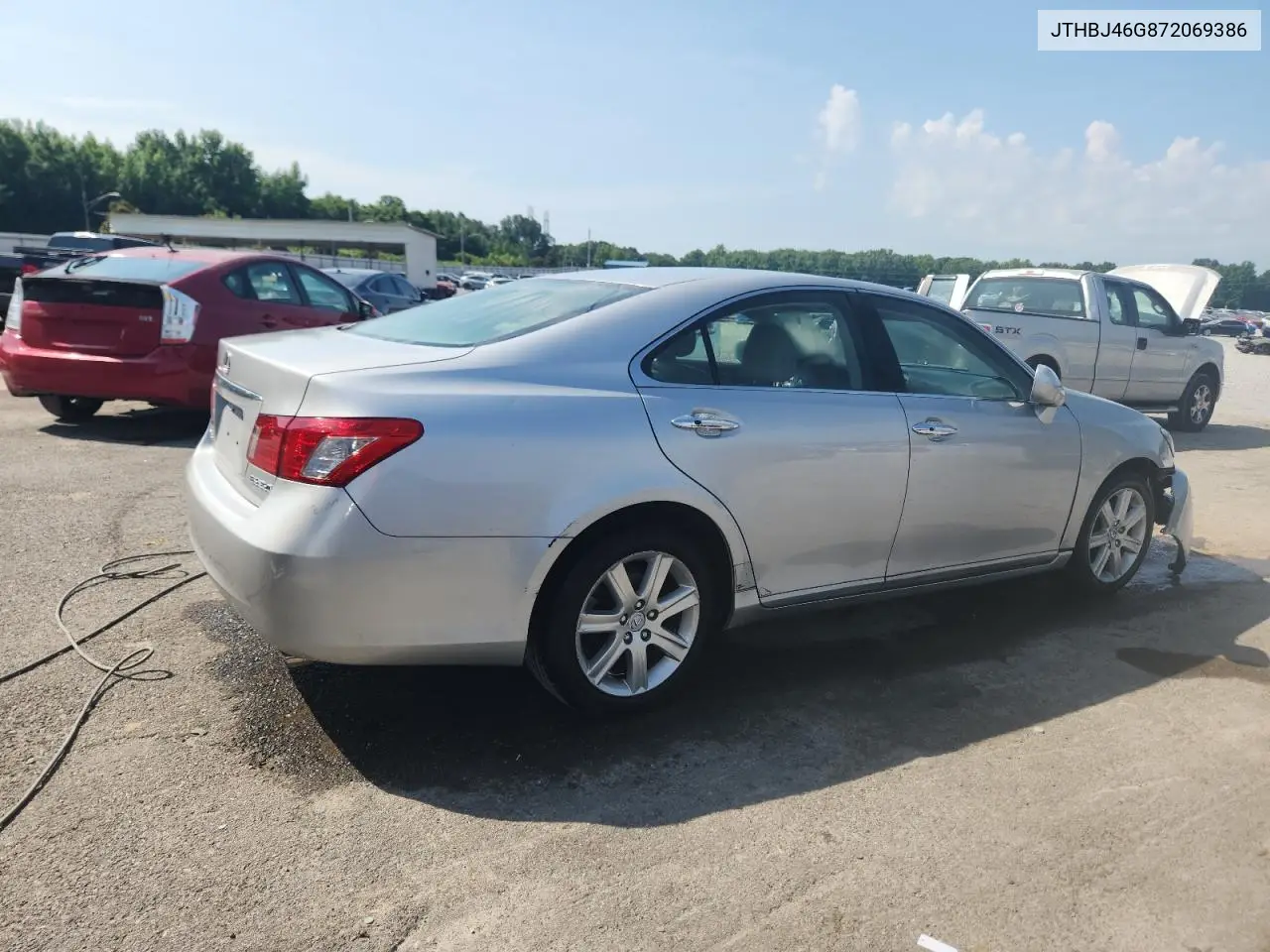 2007 Lexus Es 350 VIN: JTHBJ46G872069386 Lot: 62877595