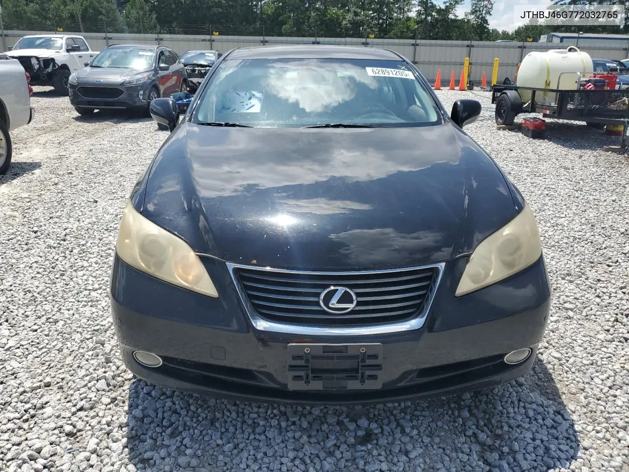 2007 Lexus Es 350 VIN: JTHBJ46G772032765 Lot: 62891205