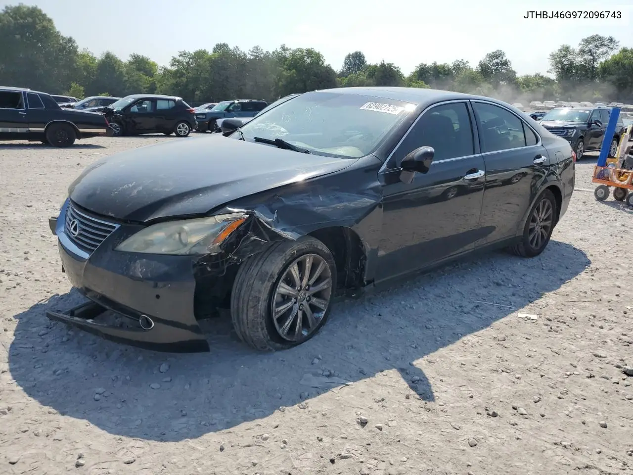 2007 Lexus Es 350 VIN: JTHBJ46G972096743 Lot: 62902725