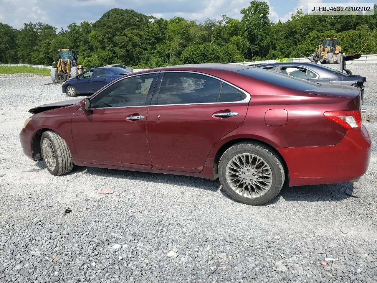 2007 Lexus Es 350 VIN: JTHBJ46G272102902 Lot: 62941575