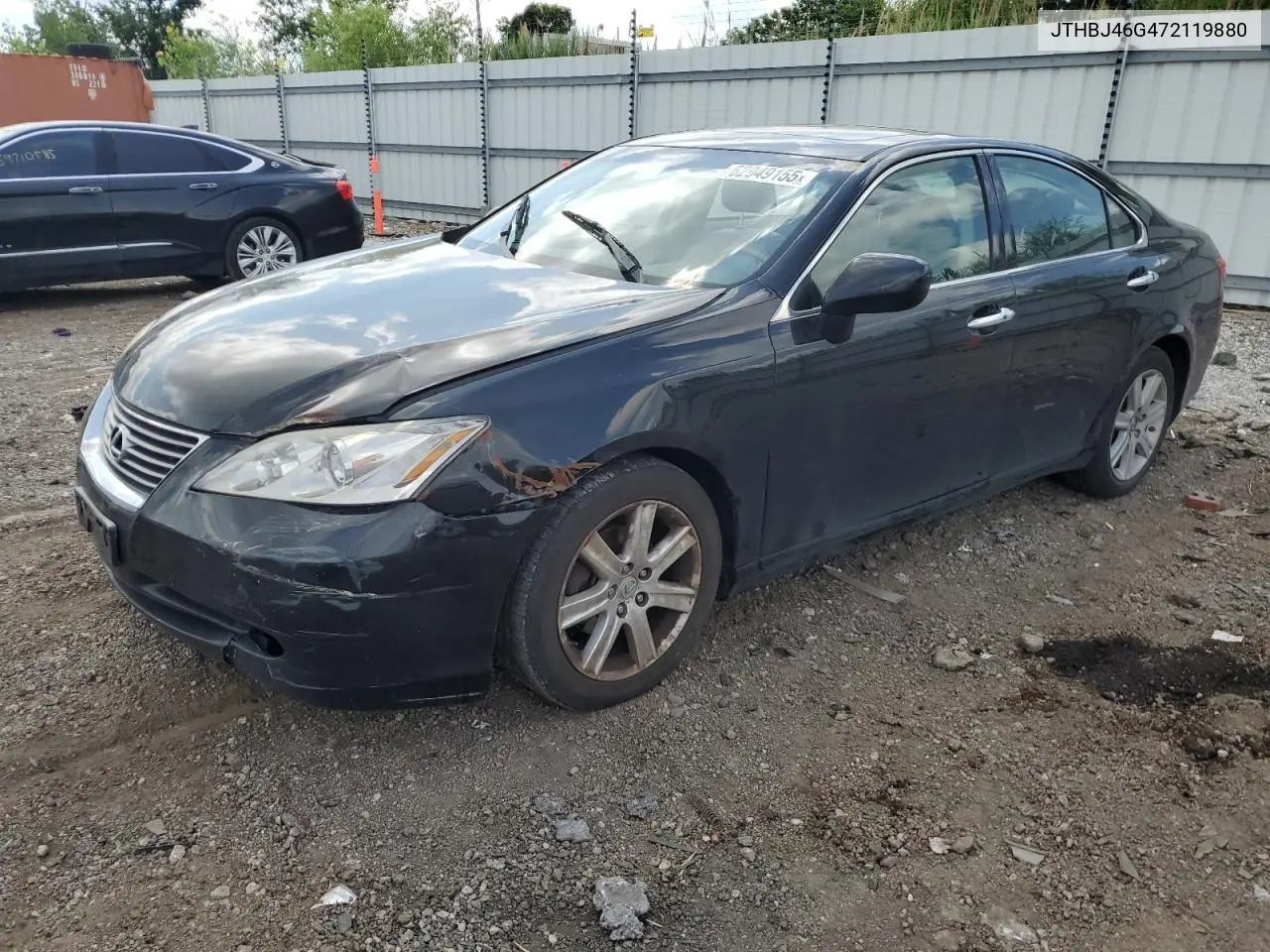 2007 Lexus Es 350 VIN: JTHBJ46G472119880 Lot: 62949155