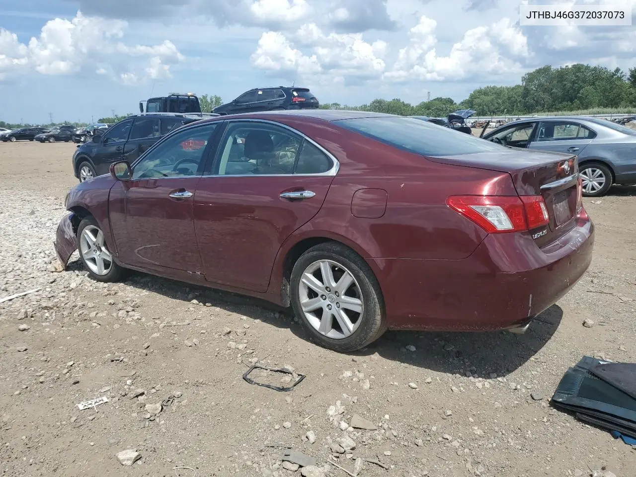 2007 Lexus Es 350 VIN: JTHBJ46G372037073 Lot: 62949775