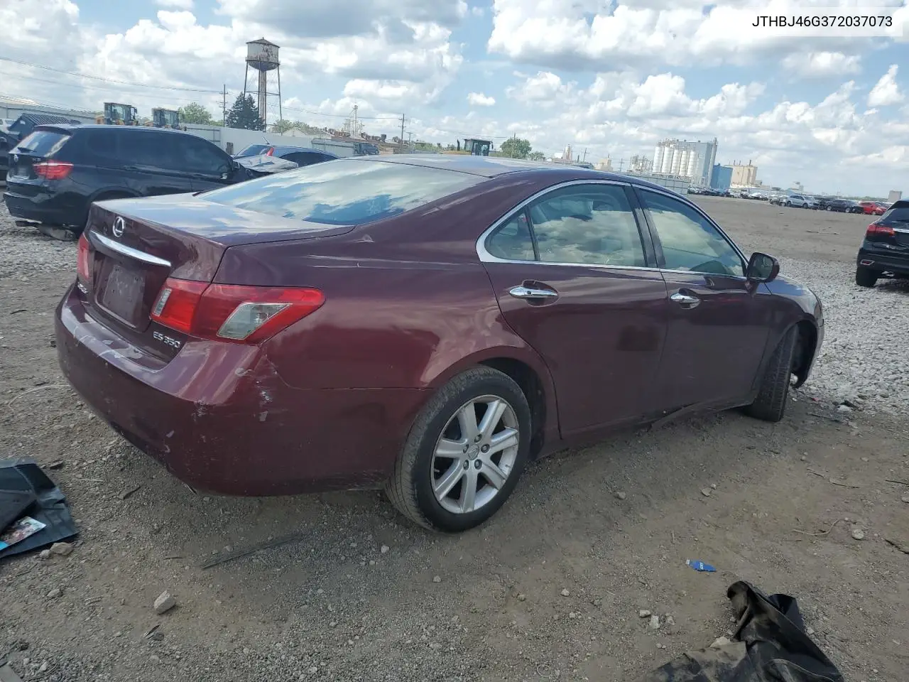 2007 Lexus Es 350 VIN: JTHBJ46G372037073 Lot: 62949775