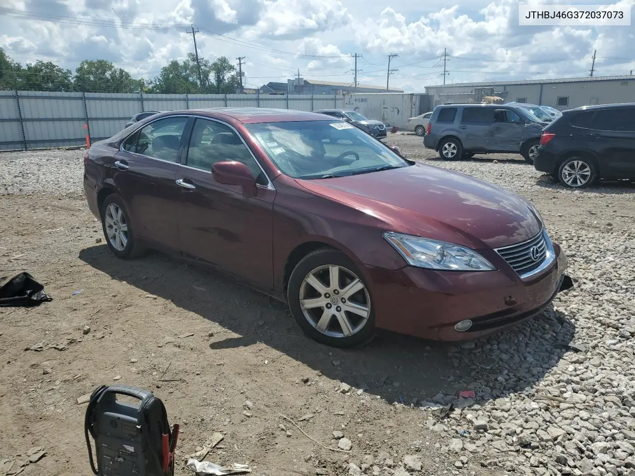 2007 Lexus Es 350 VIN: JTHBJ46G372037073 Lot: 62949775