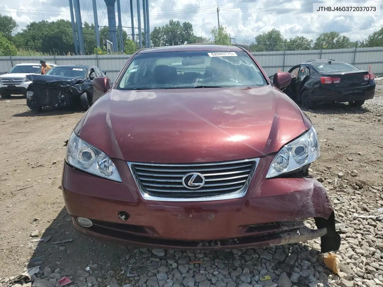 2007 Lexus Es 350 VIN: JTHBJ46G372037073 Lot: 62949775