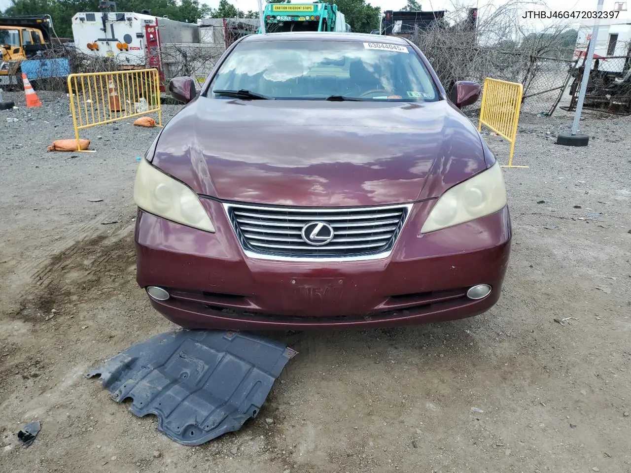 2007 Lexus Es 350 VIN: JTHBJ46G472032397 Lot: 63044045