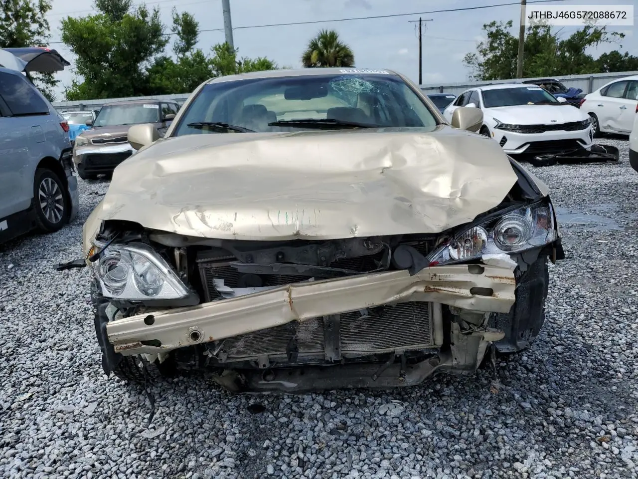 2007 Lexus Es 350 VIN: JTHBJ46G572088672 Lot: 63164155