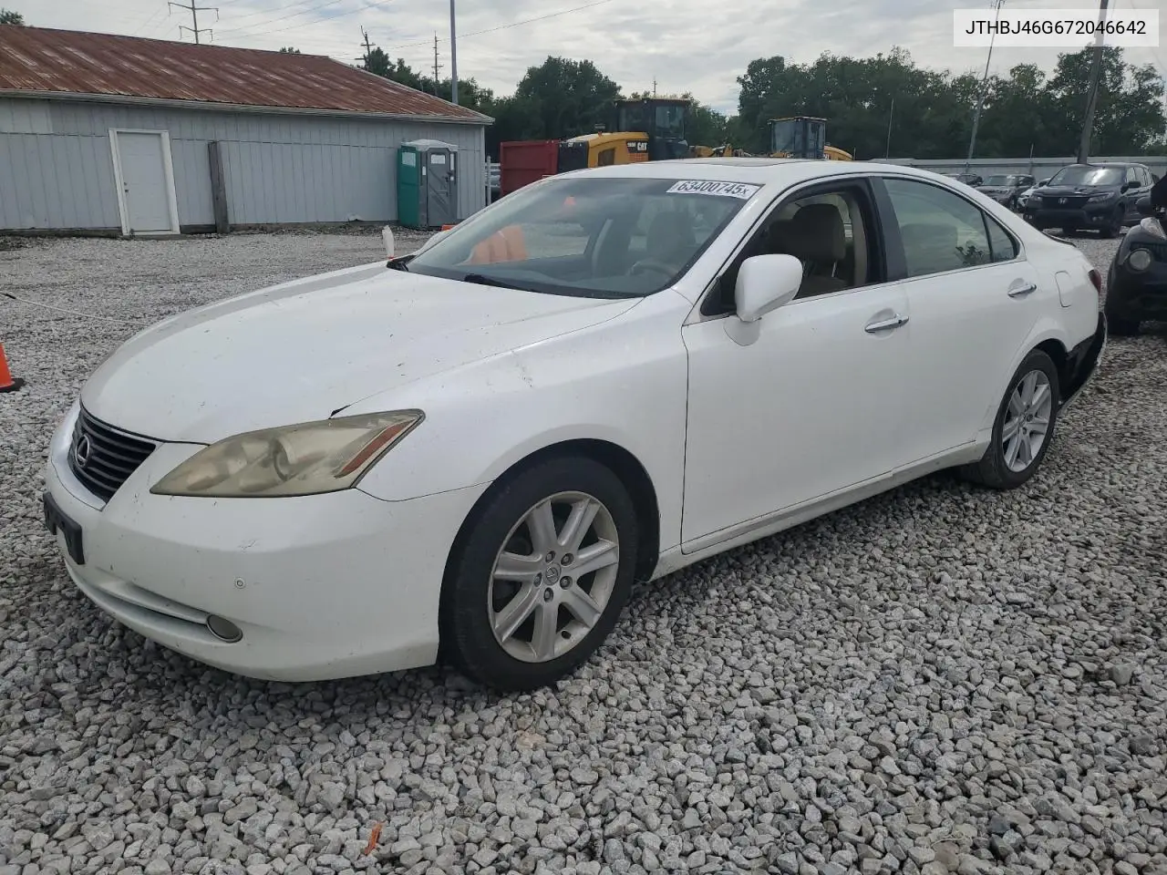 2007 Lexus Es 350 VIN: JTHBJ46G672046642 Lot: 63400745