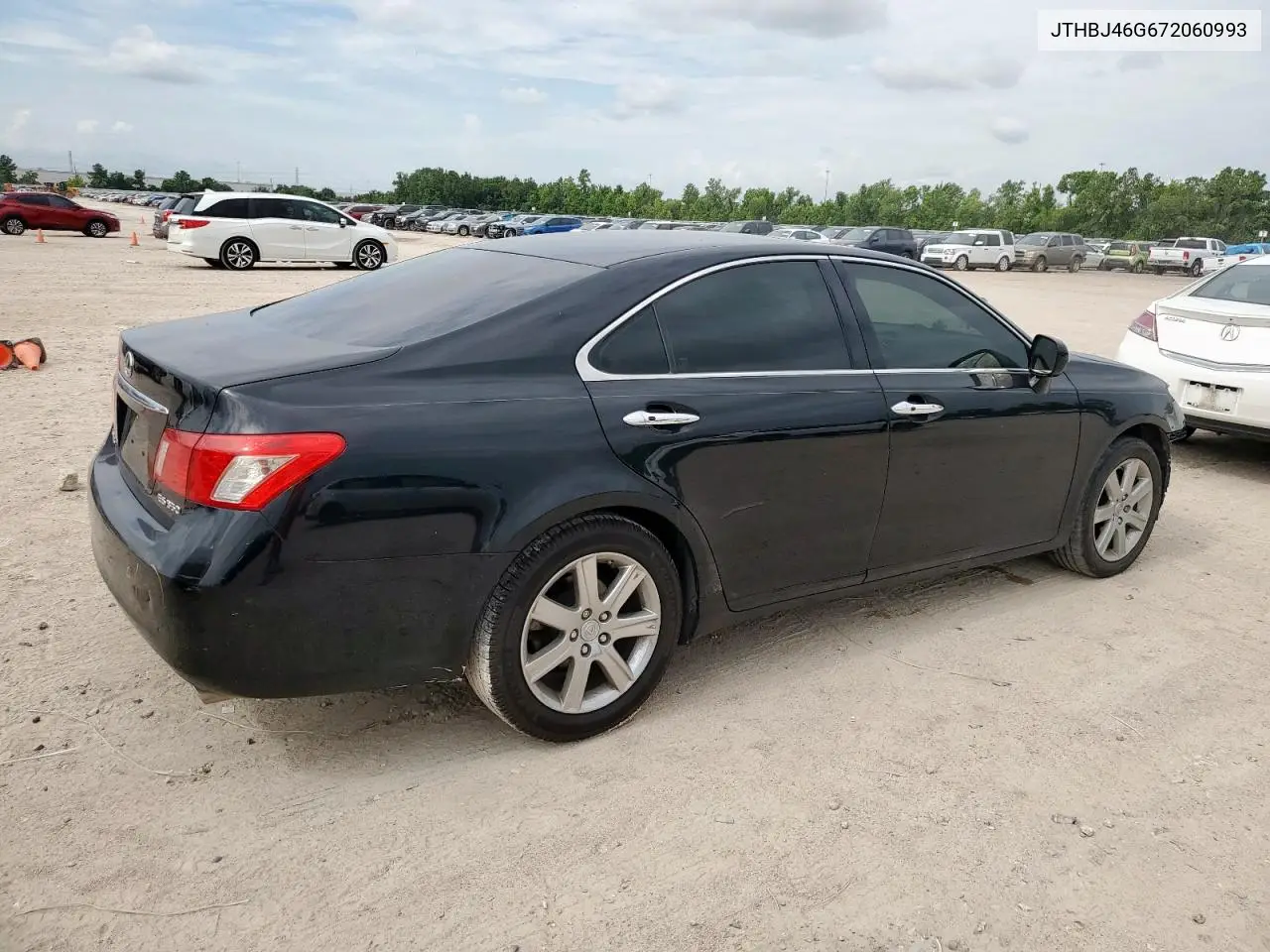 2007 Lexus Es 350 VIN: JTHBJ46G672060993 Lot: 63430875