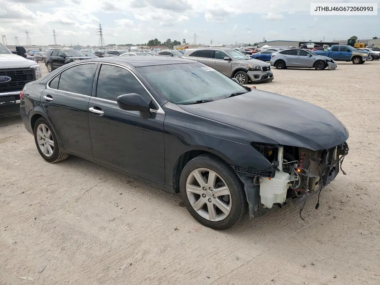 2007 Lexus Es 350 VIN: JTHBJ46G672060993 Lot: 63430875