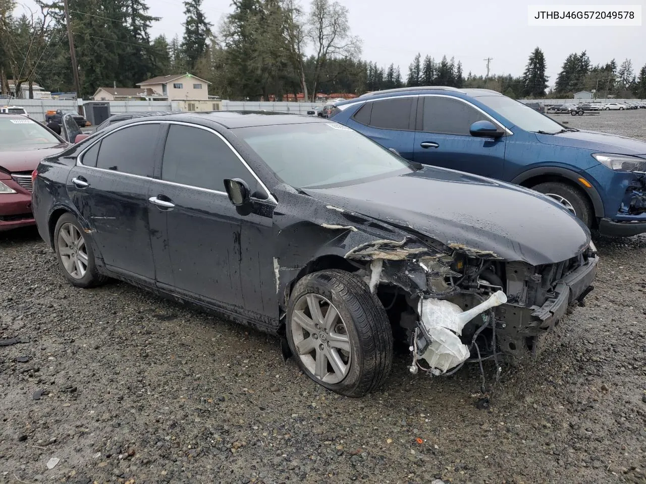 2007 Lexus Es 350 VIN: JTHBJ46G572049578 Lot: 86826754