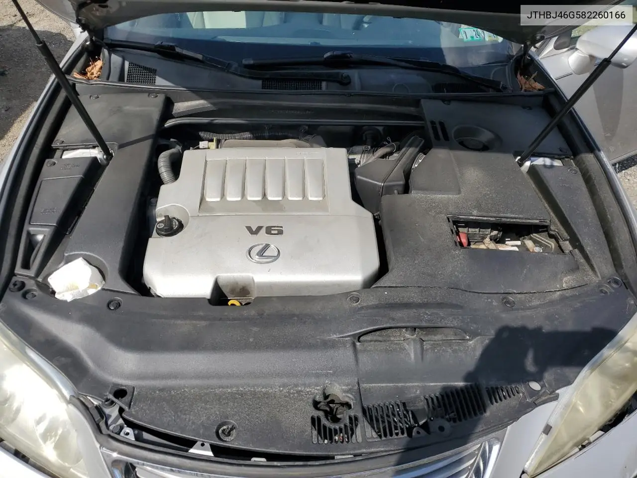 2008 Lexus Es 350 VIN: JTHBJ46G582260166 Lot: 53043915
