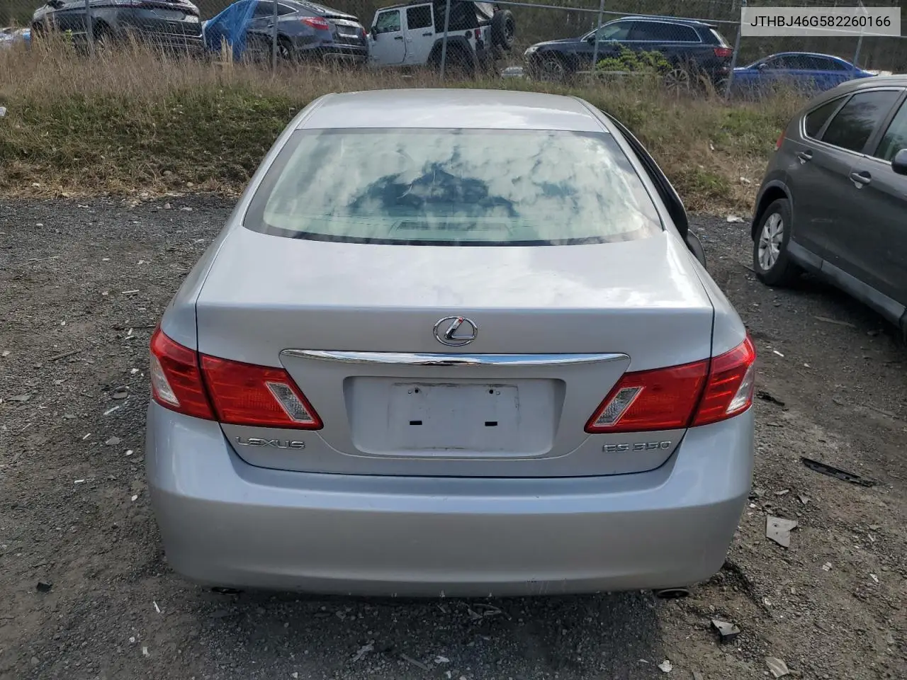 2008 Lexus Es 350 VIN: JTHBJ46G582260166 Lot: 53043915