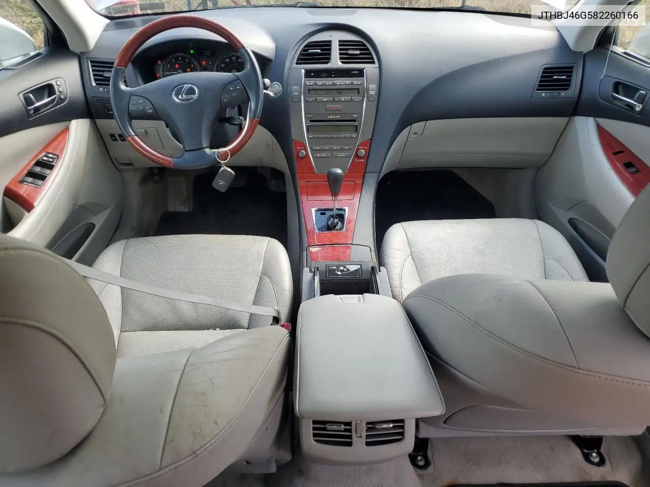 2008 Lexus Es 350 VIN: JTHBJ46G582260166 Lot: 53043915