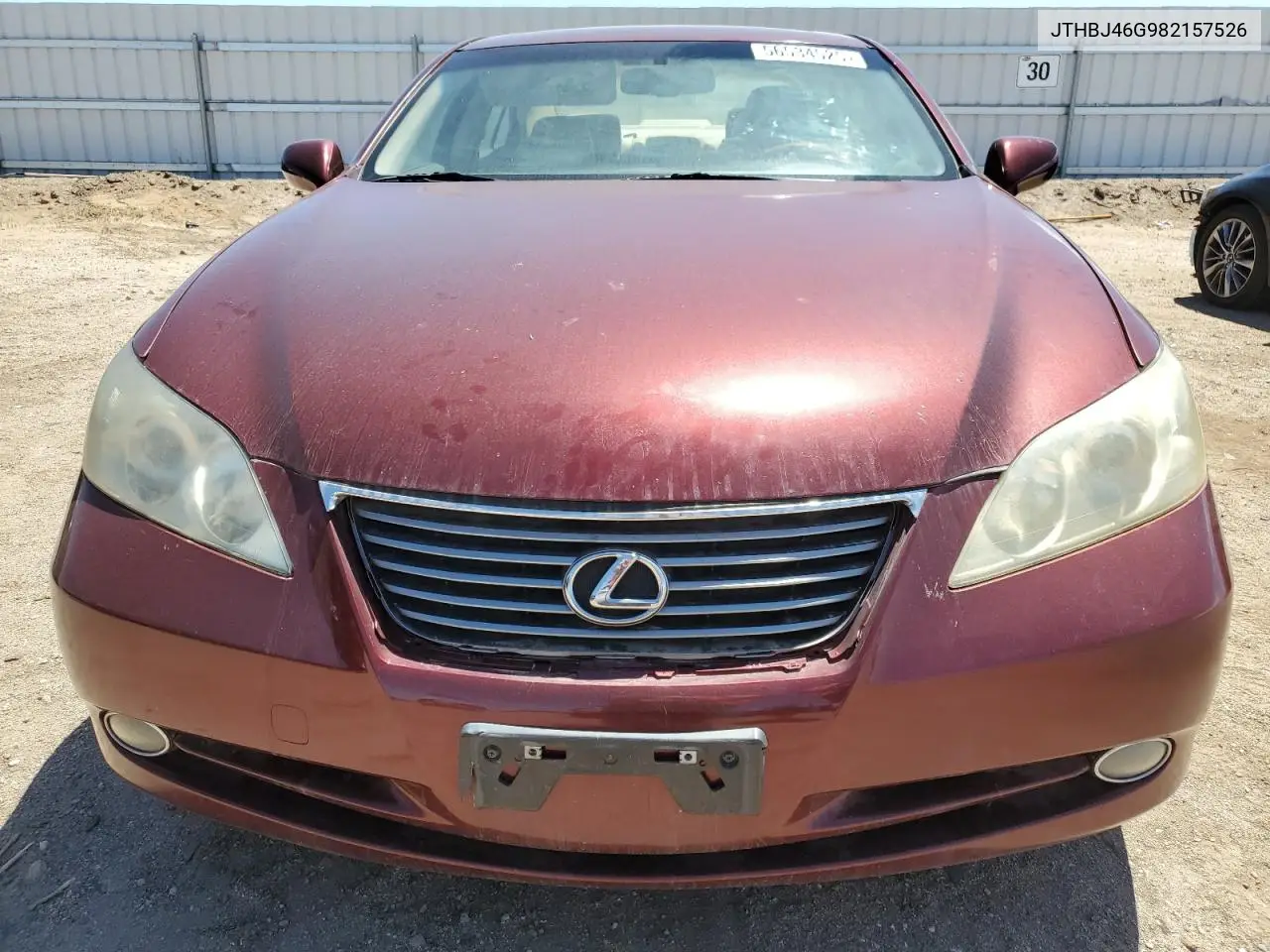 2008 Lexus Es 350 VIN: JTHBJ46G982157526 Lot: 56534525