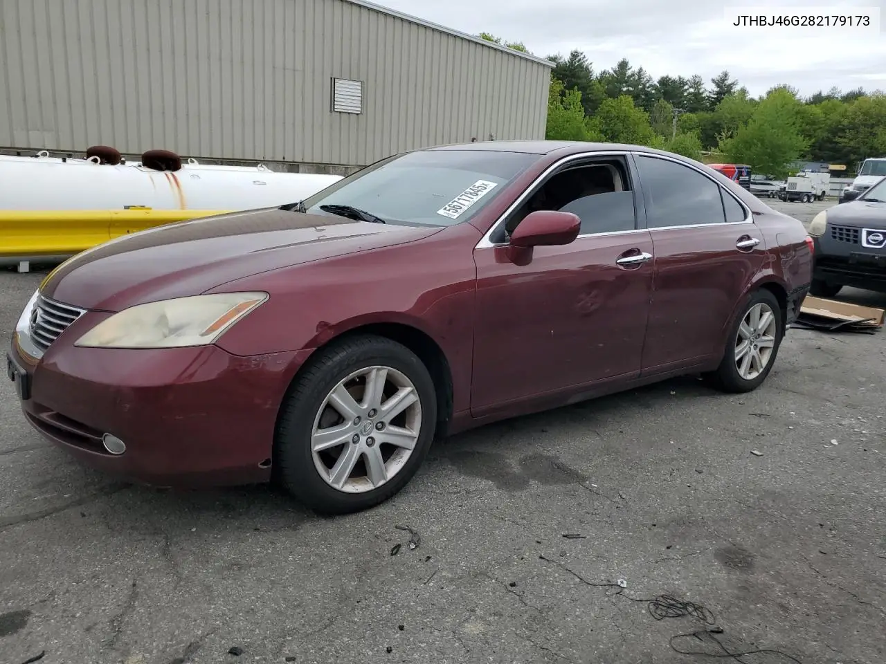 2008 Lexus Es 350 VIN: JTHBJ46G282179173 Lot: 56717845