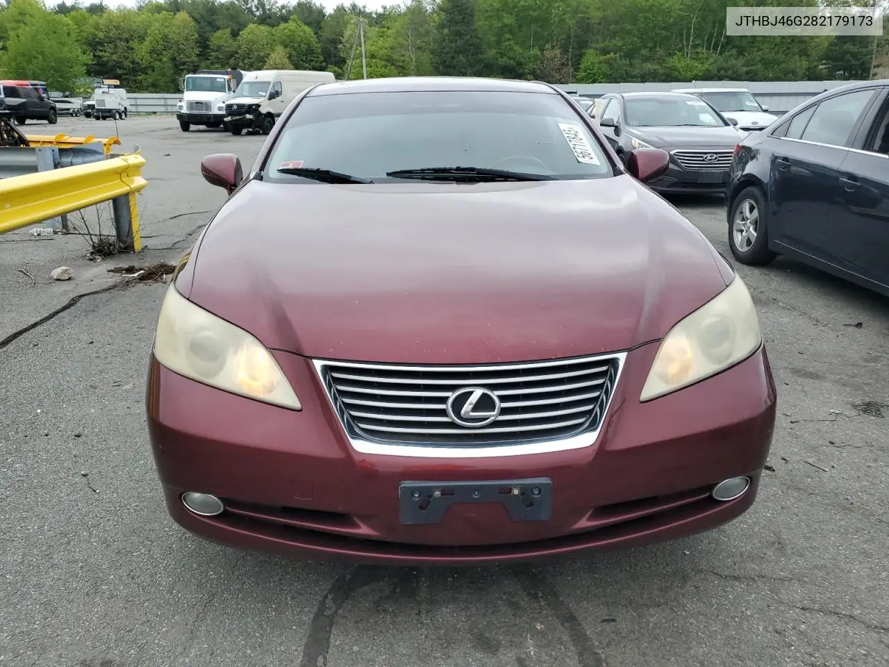 2008 Lexus Es 350 VIN: JTHBJ46G282179173 Lot: 56717845