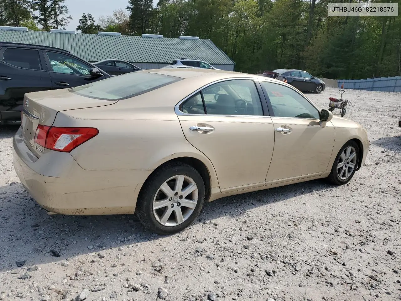2008 Lexus Es 350 VIN: JTHBJ46G182218576 Lot: 56926375