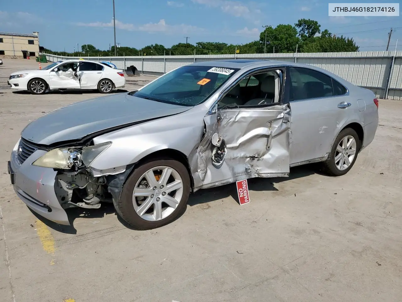 2008 Lexus Es 350 VIN: JTHBJ46G182174126 Lot: 59208045