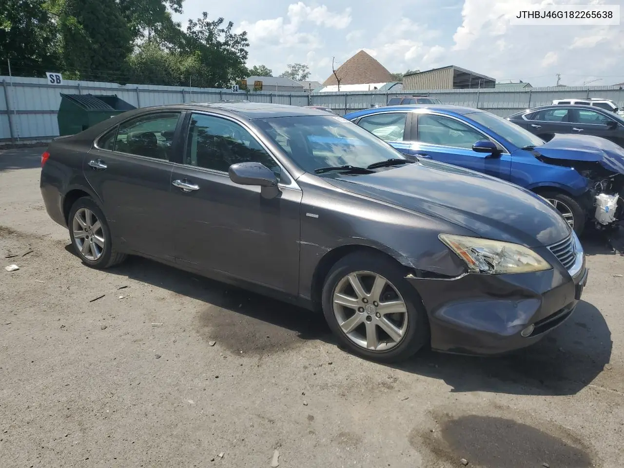 2008 Lexus Es 350 VIN: JTHBJ46G182265638 Lot: 61140815