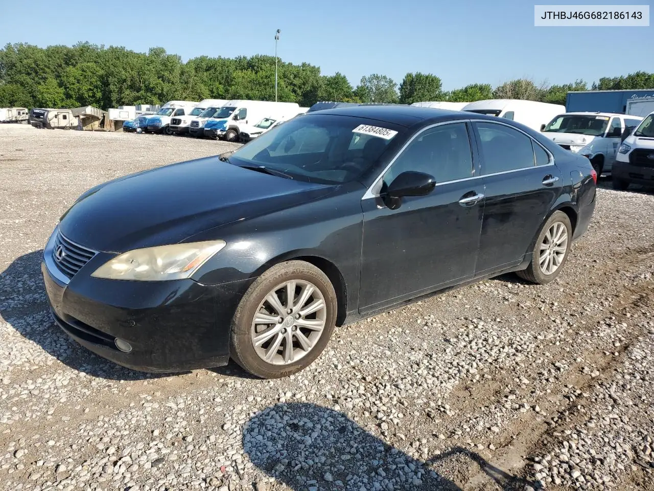 2008 Lexus Es 350 VIN: JTHBJ46G682186143 Lot: 61384805