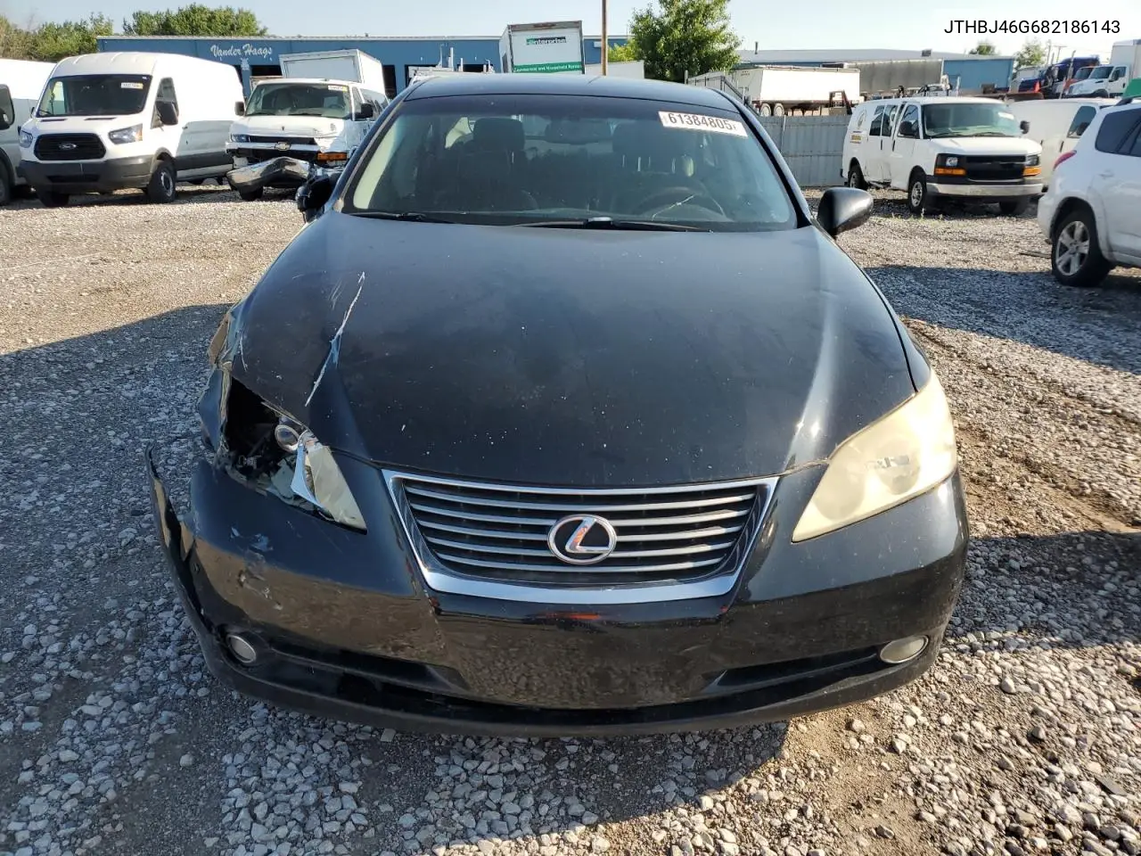 2008 Lexus Es 350 VIN: JTHBJ46G682186143 Lot: 61384805