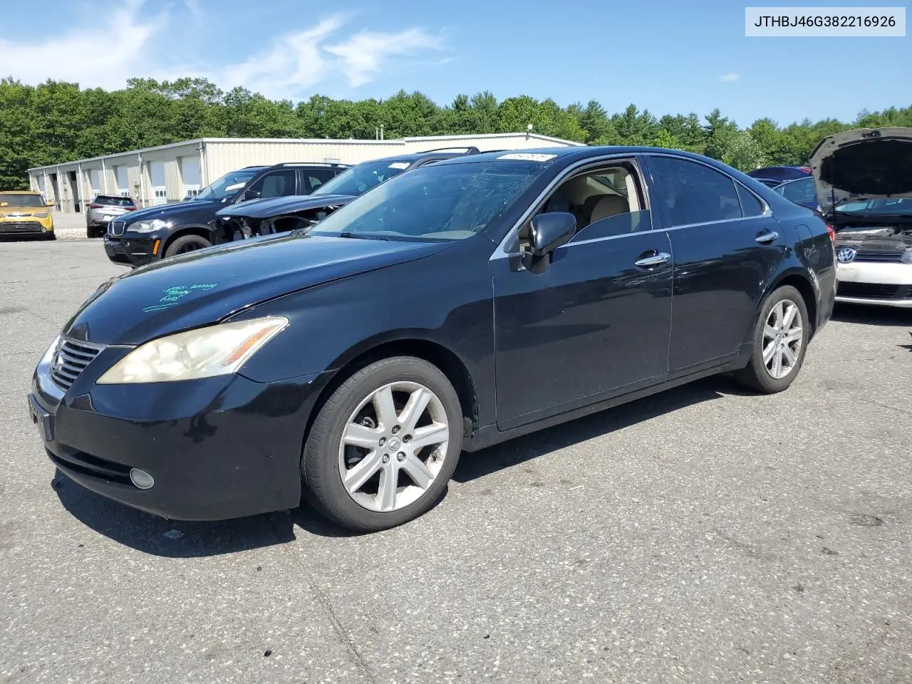 2008 Lexus Es 350 VIN: JTHBJ46G382216926 Lot: 61647875