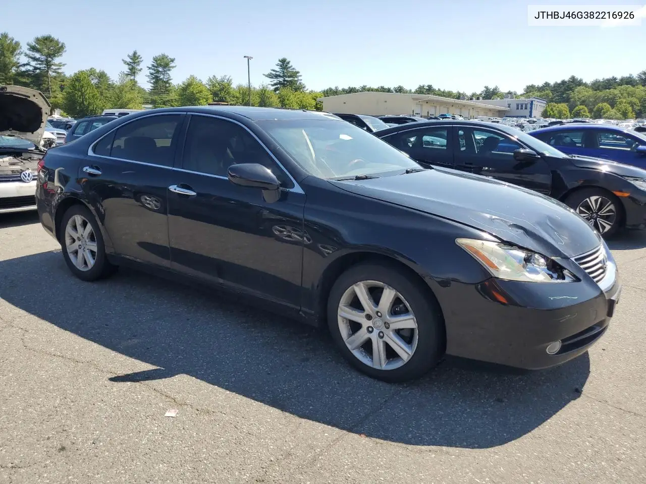 2008 Lexus Es 350 VIN: JTHBJ46G382216926 Lot: 61647875