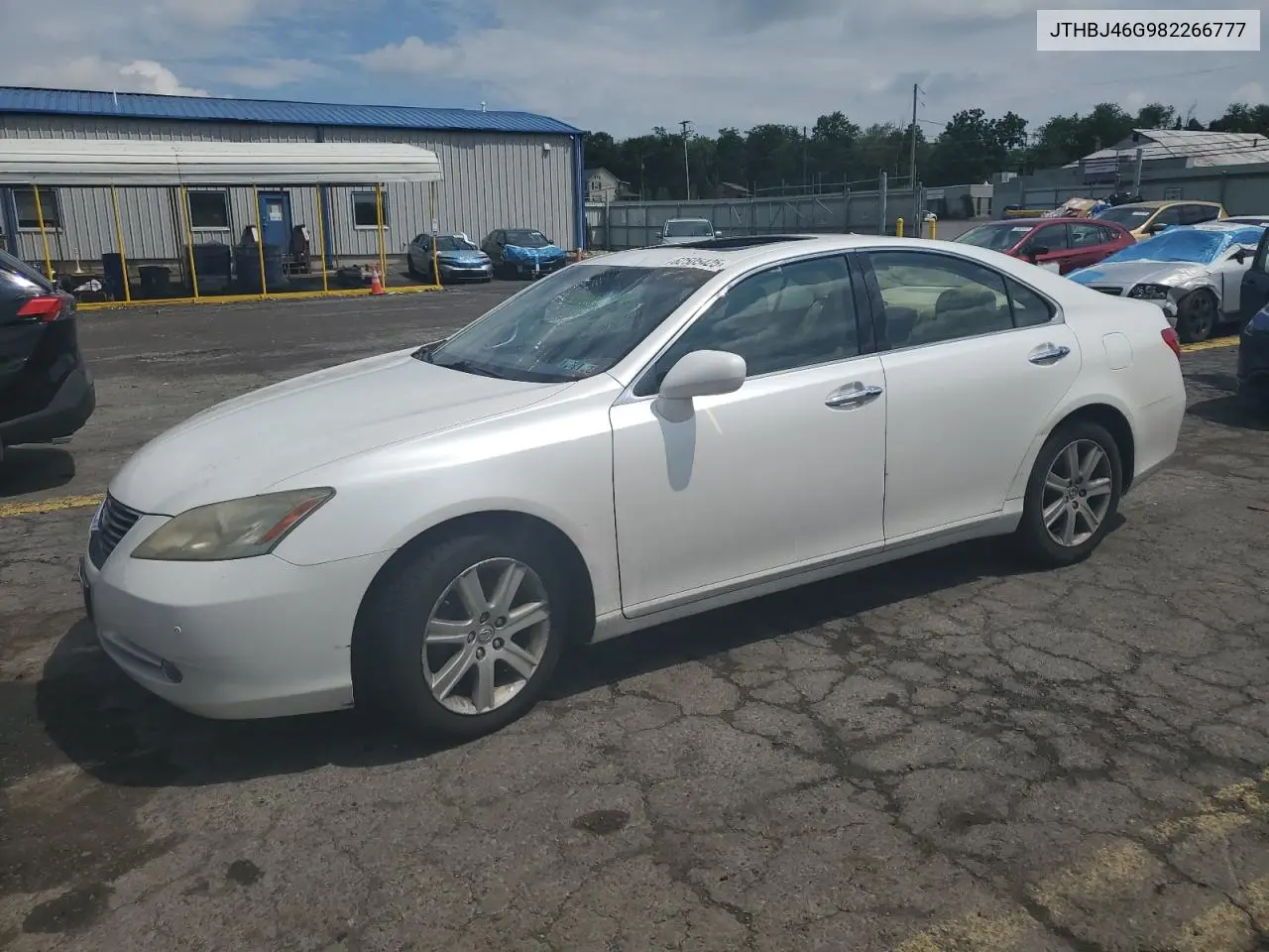 2008 Lexus Es 350 VIN: JTHBJ46G982266777 Lot: 62505425