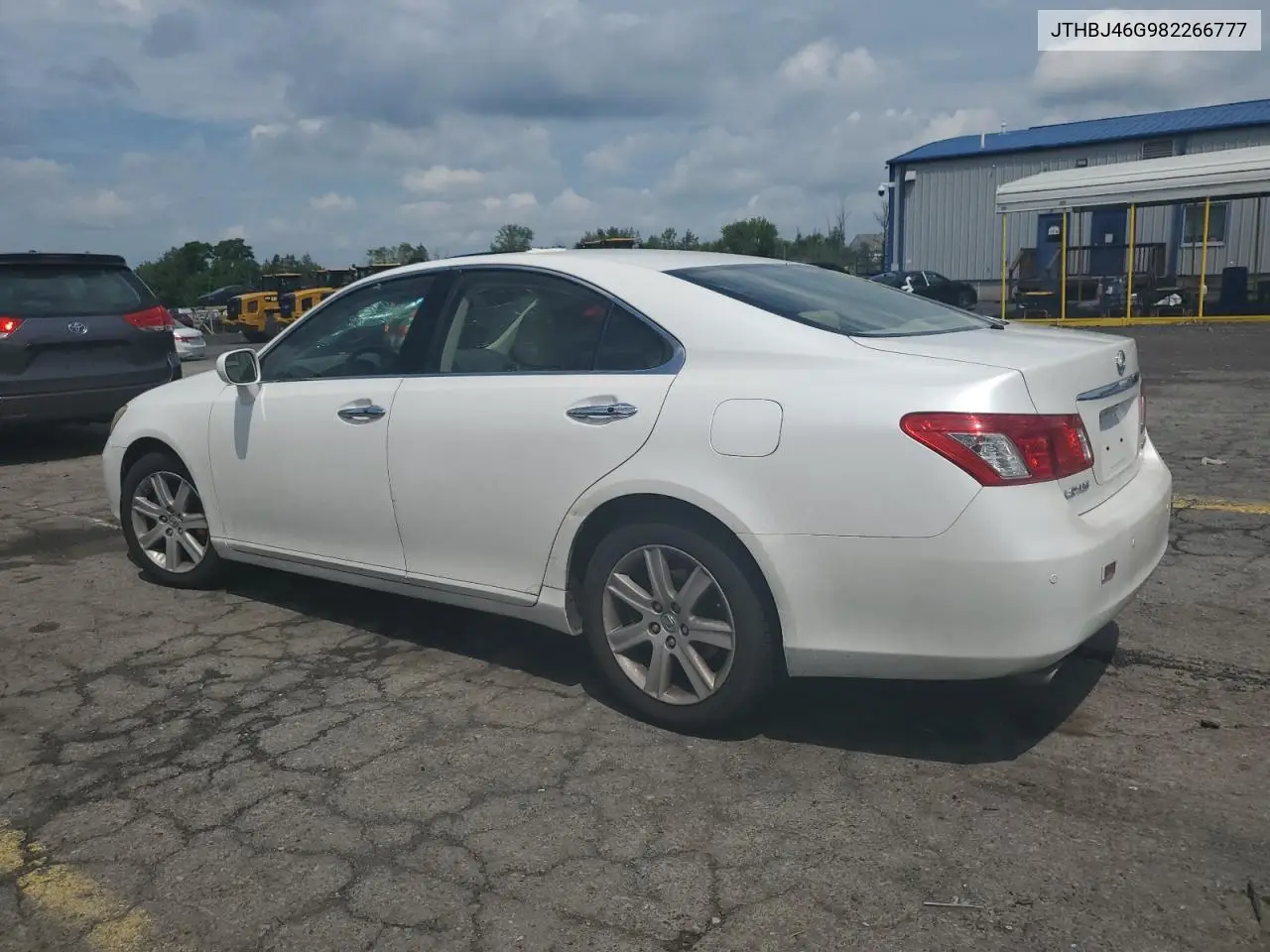 2008 Lexus Es 350 VIN: JTHBJ46G982266777 Lot: 62505425