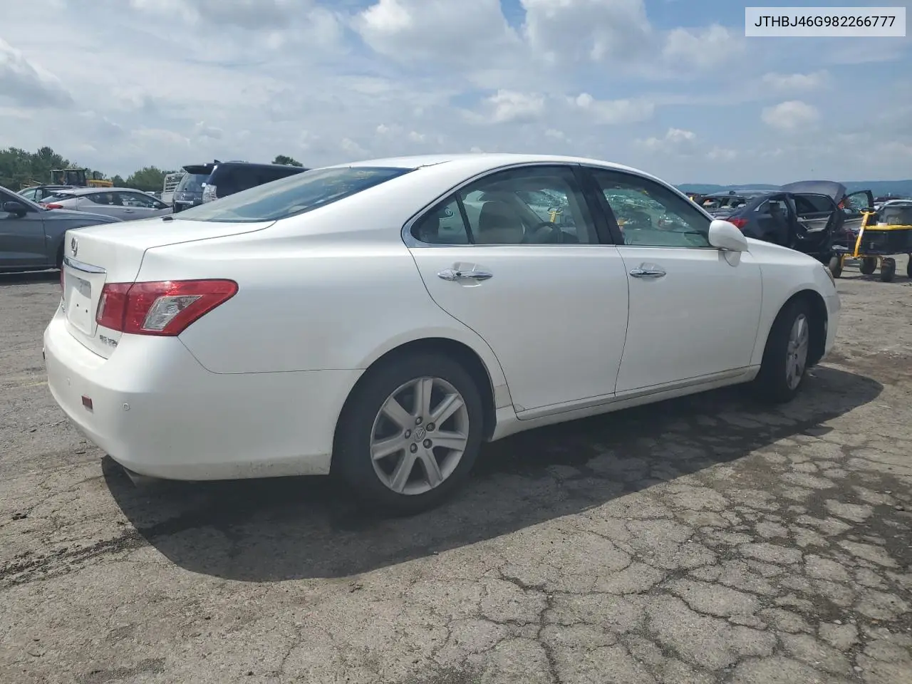 2008 Lexus Es 350 VIN: JTHBJ46G982266777 Lot: 62505425