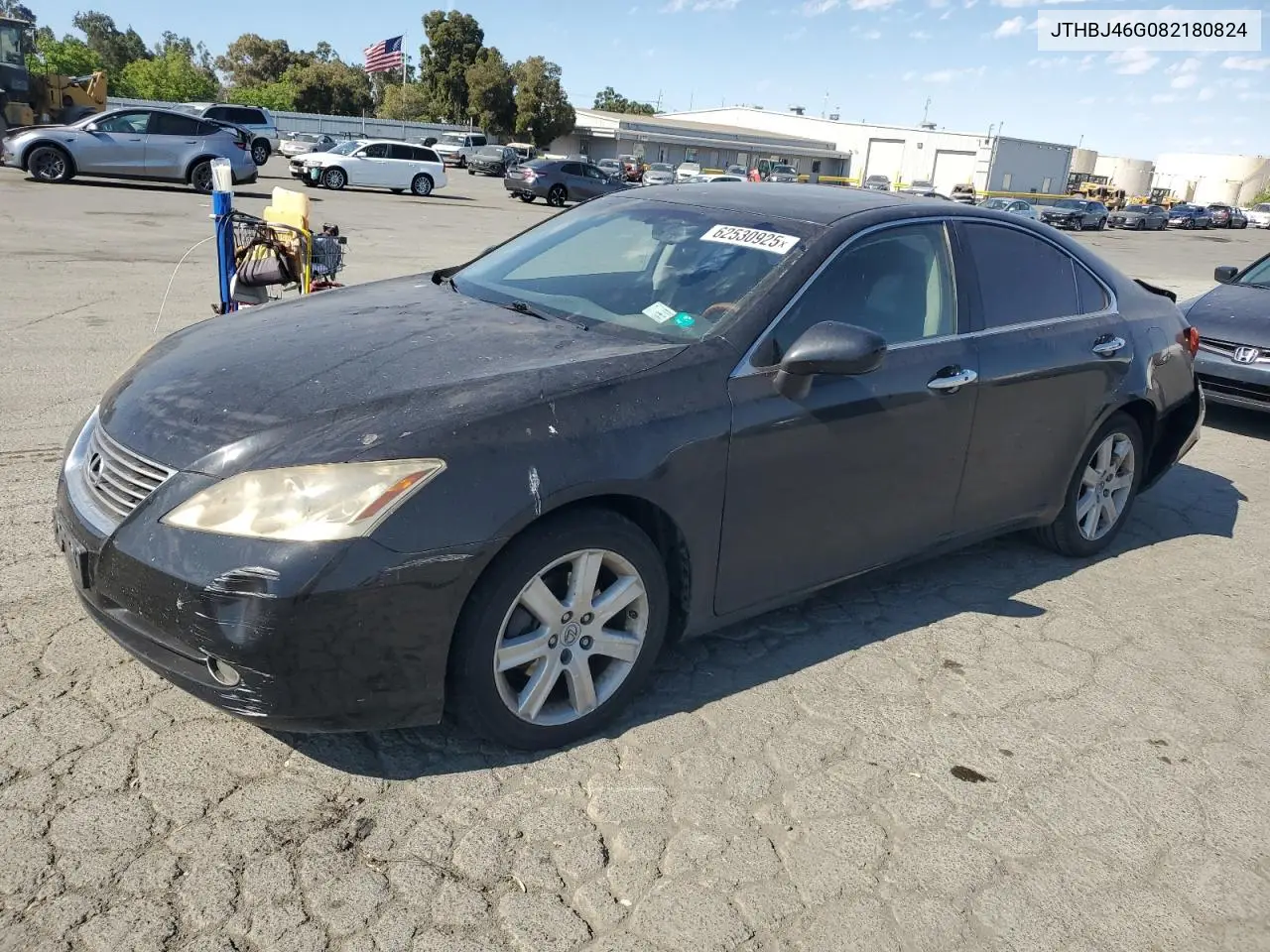 2008 Lexus Es 350 VIN: JTHBJ46G082180824 Lot: 62530925