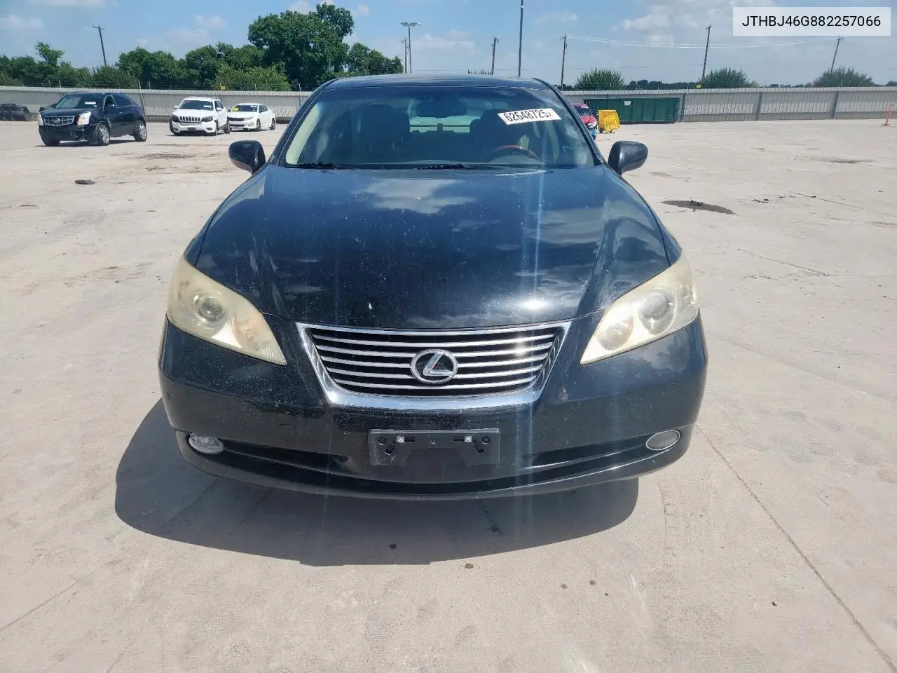 2008 Lexus Es 350 VIN: JTHBJ46G882257066 Lot: 62648725