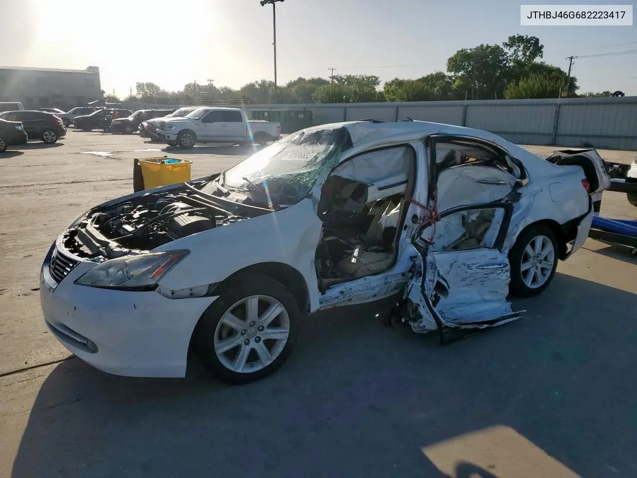 2008 Lexus Es 350 VIN: JTHBJ46G682223417 Lot: 62696535