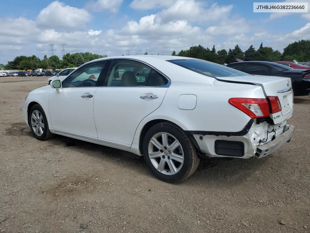2008 Lexus Es 350 VIN: JTHBJ46G382236660 Lot: 62902215