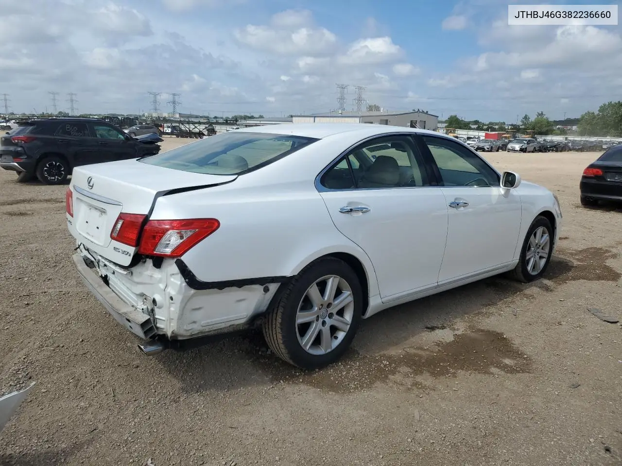 2008 Lexus Es 350 VIN: JTHBJ46G382236660 Lot: 62902215