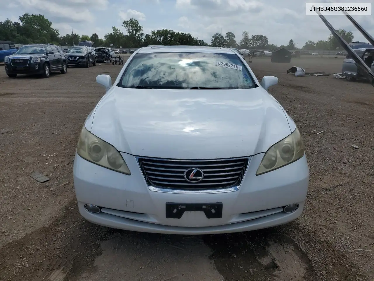 2008 Lexus Es 350 VIN: JTHBJ46G382236660 Lot: 62902215
