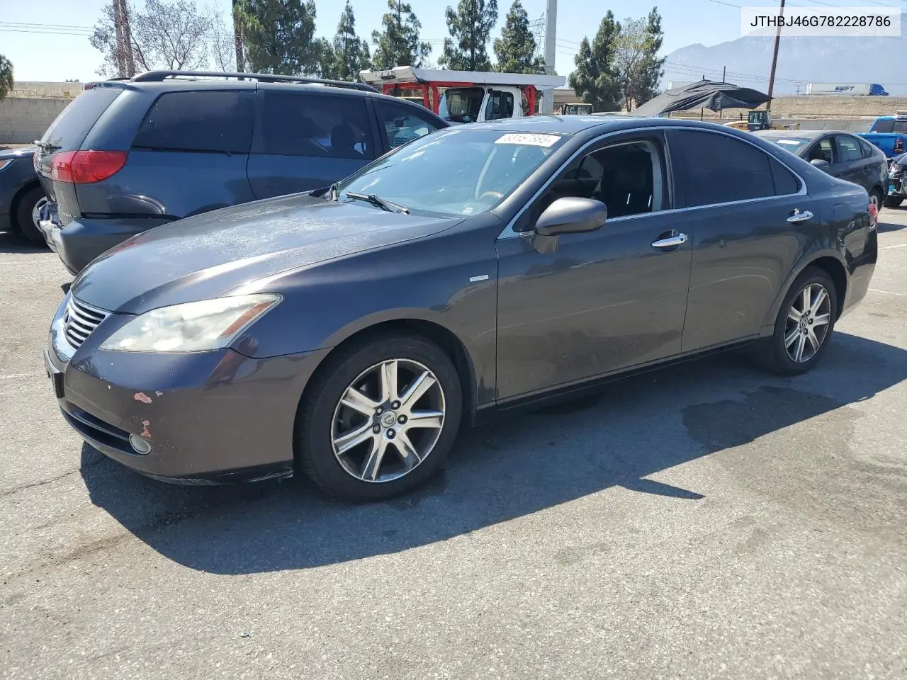 2008 Lexus Es 350 VIN: JTHBJ46G782228786 Lot: 63157385