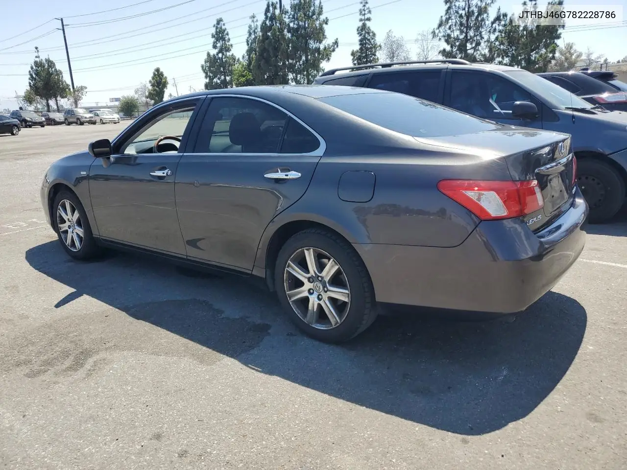 2008 Lexus Es 350 VIN: JTHBJ46G782228786 Lot: 63157385