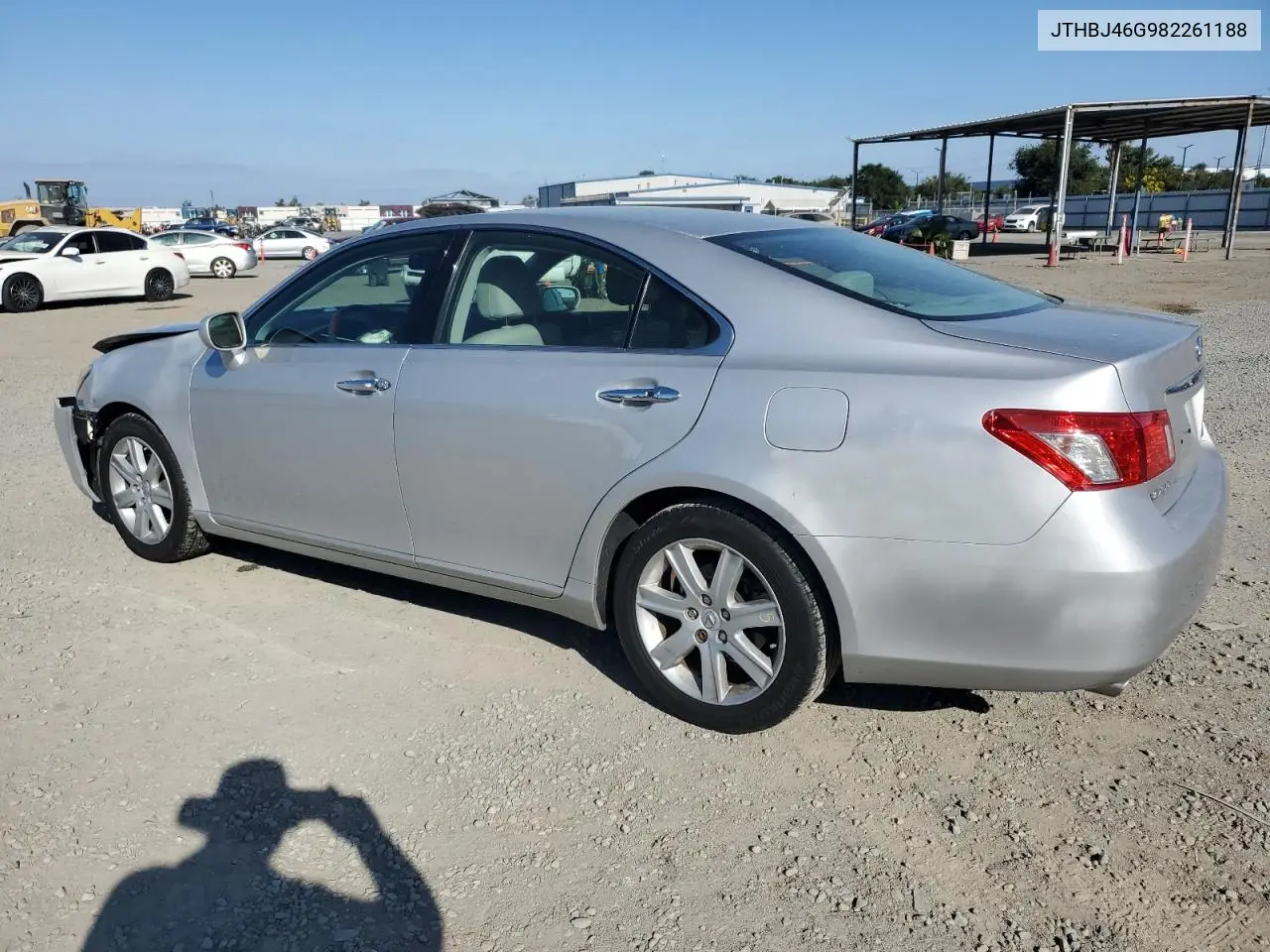 2008 Lexus Es 350 VIN: JTHBJ46G982261188 Lot: 66109095