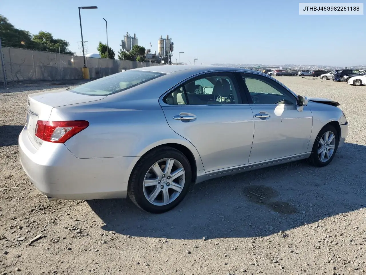 2008 Lexus Es 350 VIN: JTHBJ46G982261188 Lot: 66109095