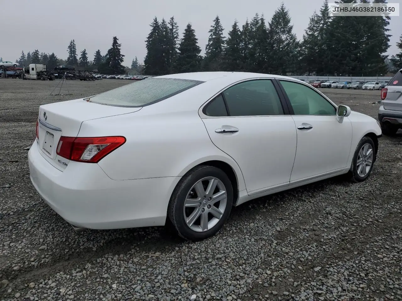 2008 Lexus Es 350 VIN: JTHBJ46G382186150 Lot: 82588384