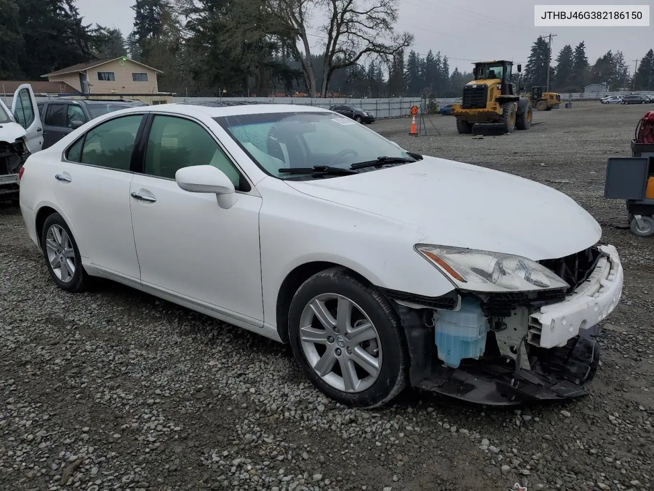 2008 Lexus Es 350 VIN: JTHBJ46G382186150 Lot: 82588384