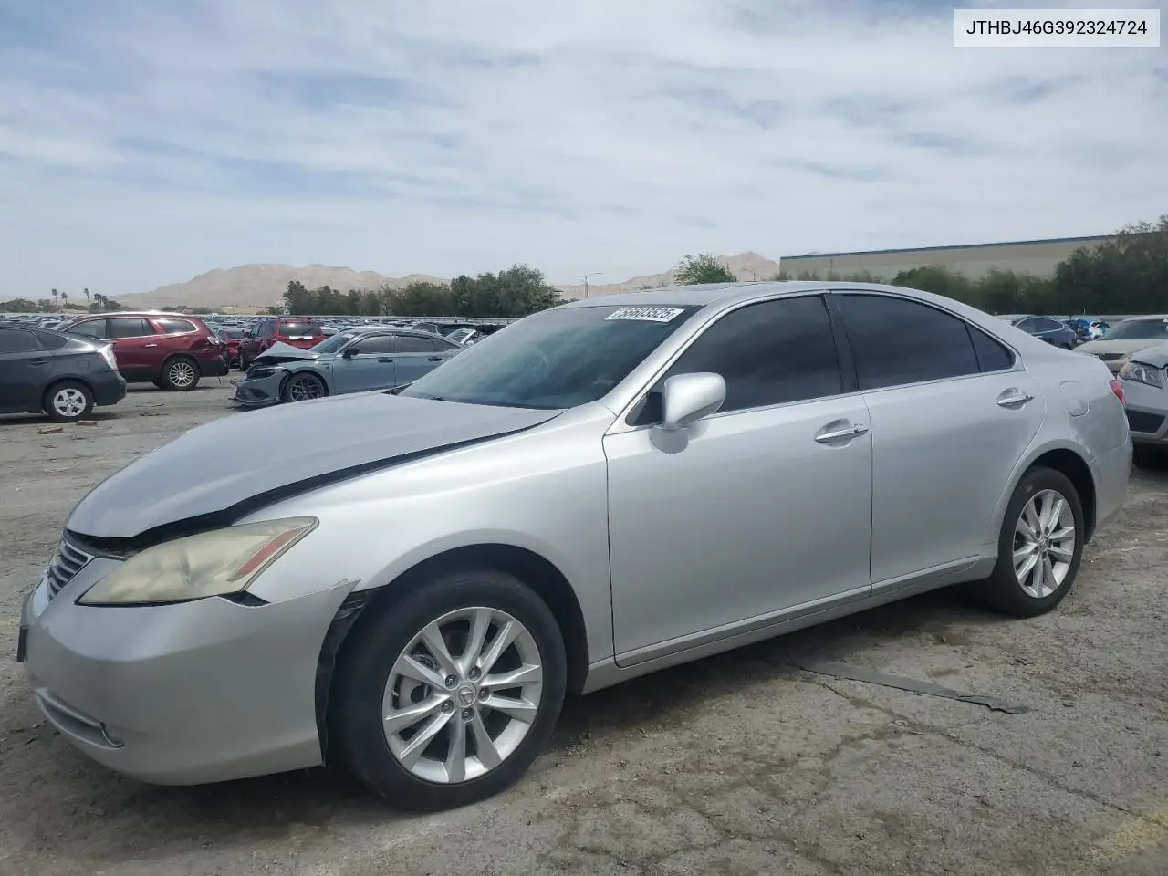 2009 Lexus Es 350 VIN: JTHBJ46G392324724 Lot: 56603525