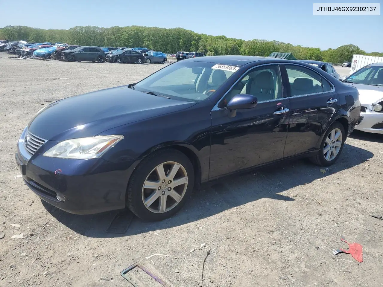 2009 Lexus Es 350 VIN: JTHBJ46GX92302137 Lot: 56859385