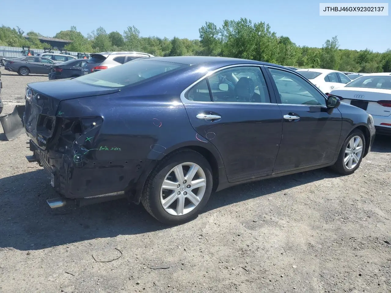2009 Lexus Es 350 VIN: JTHBJ46GX92302137 Lot: 56859385