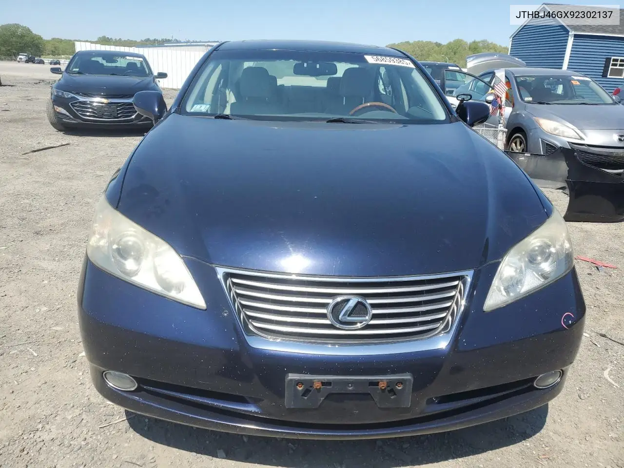 2009 Lexus Es 350 VIN: JTHBJ46GX92302137 Lot: 56859385
