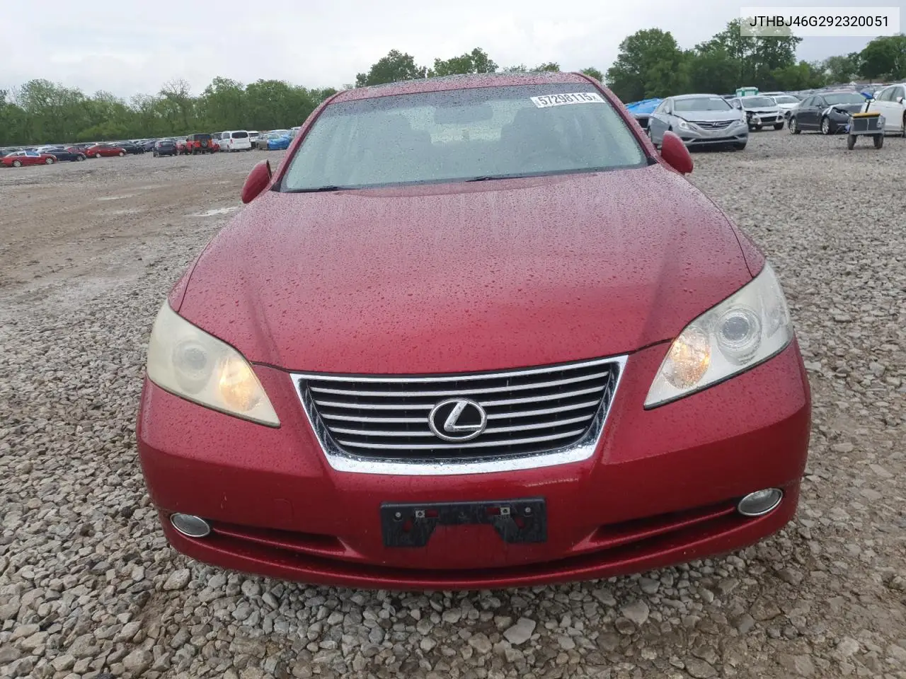 2009 Lexus Es 350 VIN: JTHBJ46G292320051 Lot: 57298115