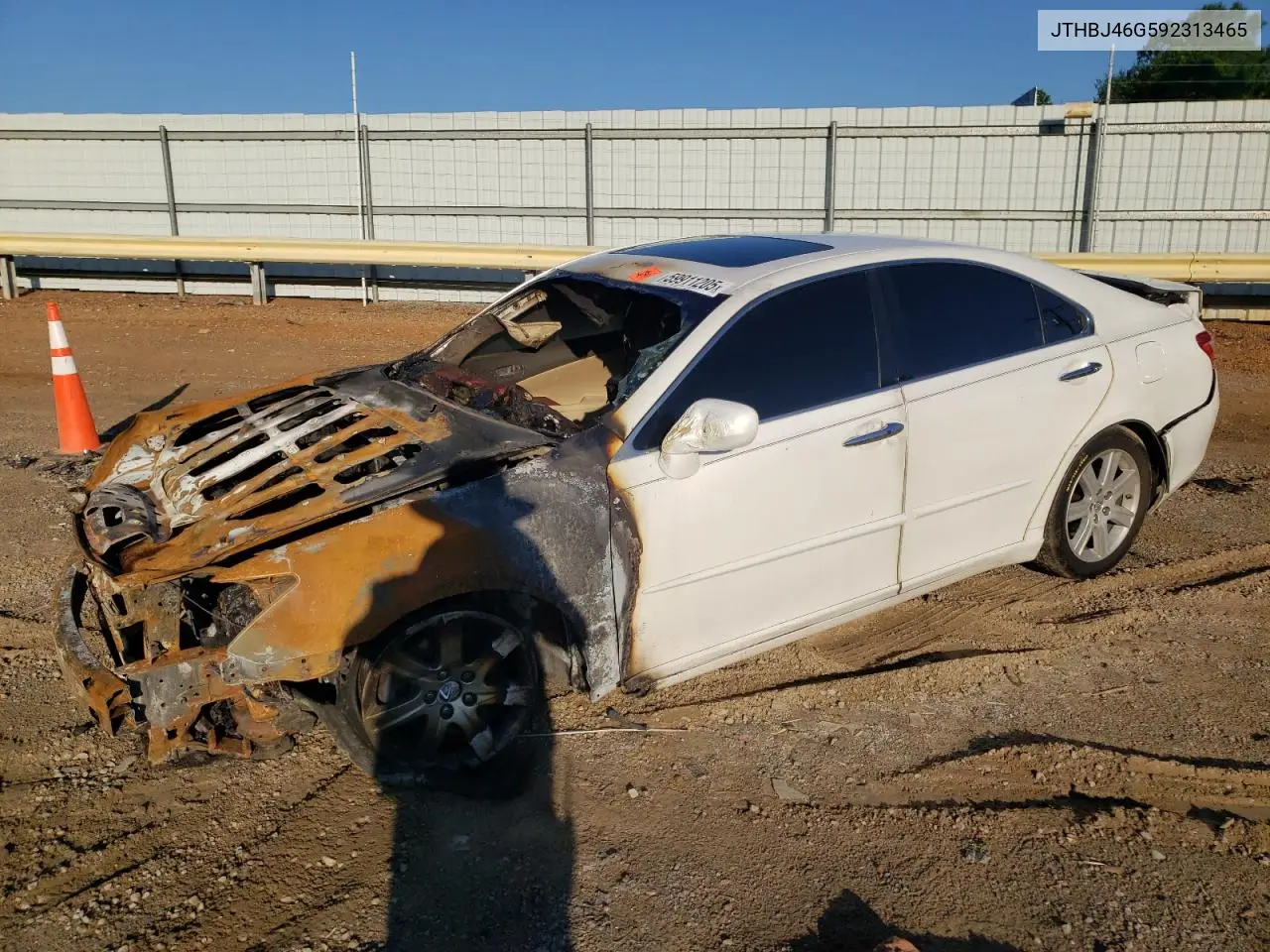 2009 Lexus Es 350 VIN: JTHBJ46G592313465 Lot: 59911205